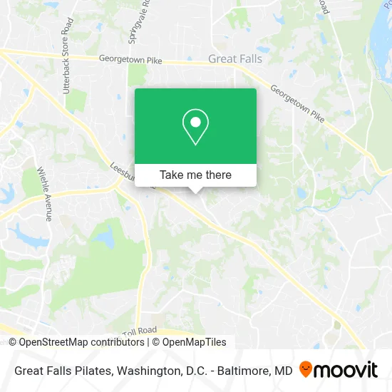 Great Falls Pilates map