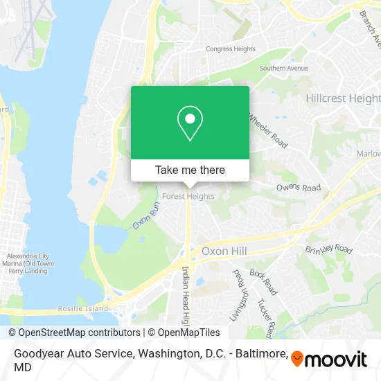 Goodyear Auto Service map