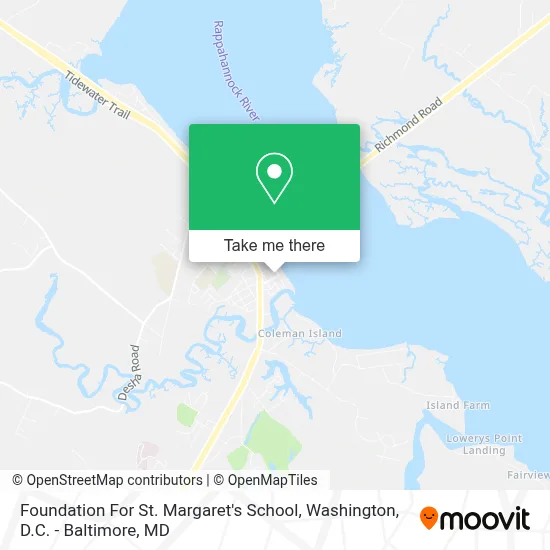 Foundation For St. Margaret's School map