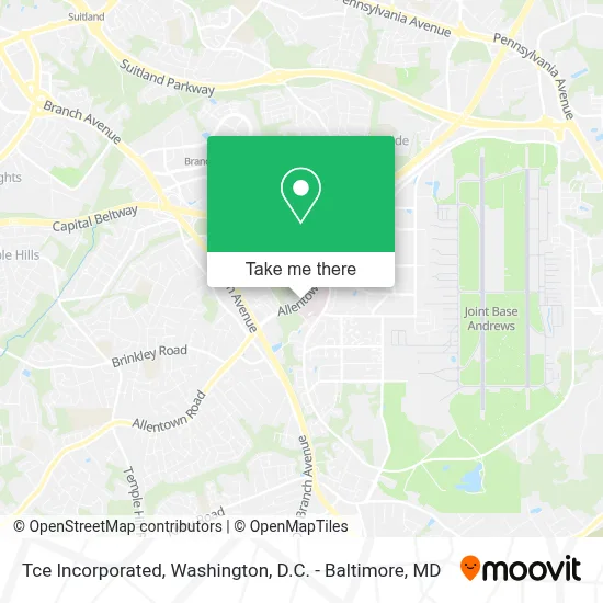 Tce Incorporated map
