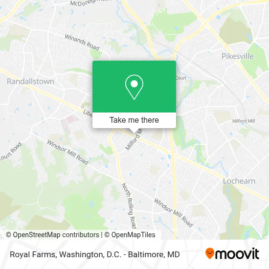 Royal Farms map