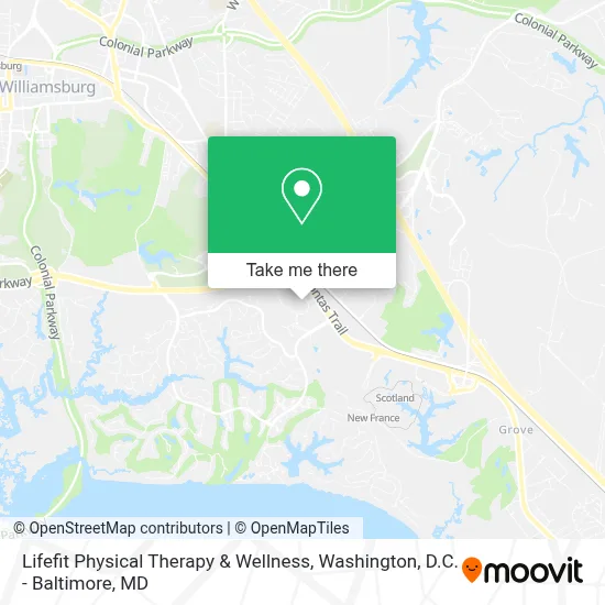 Lifefit Physical Therapy & Wellness map
