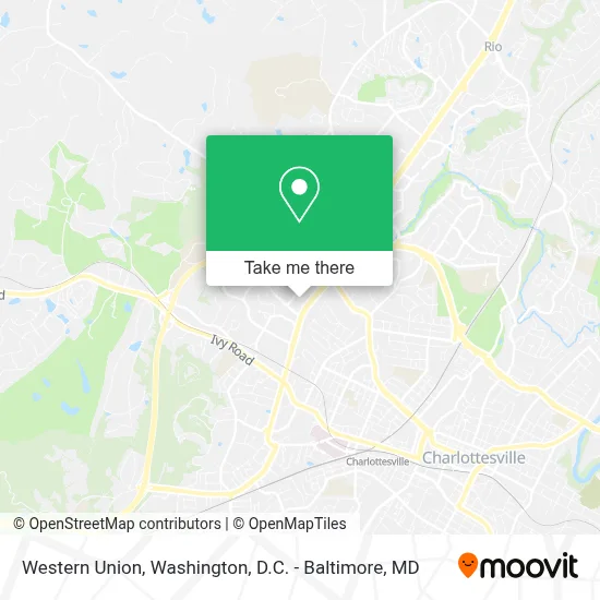 Western Union map