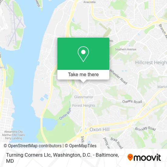 Turning Corners Llc map