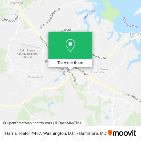 Harris Teeter #487 map