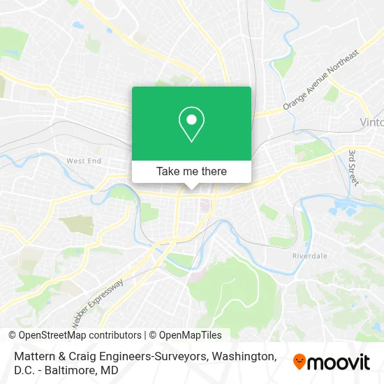 Mattern & Craig Engineers-Surveyors map