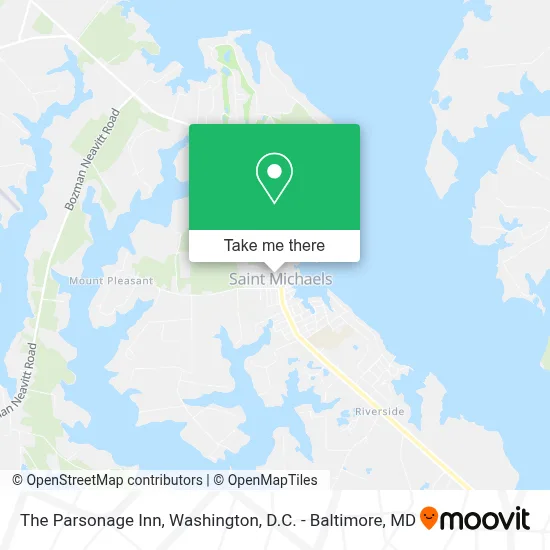 The Parsonage Inn map