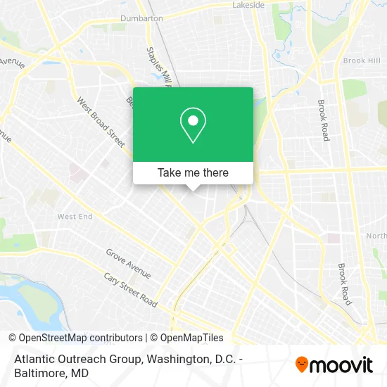 Atlantic Outreach Group map