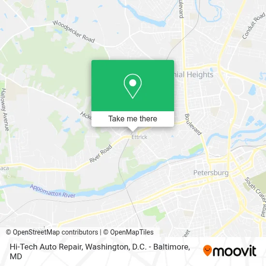 Hi-Tech Auto Repair map