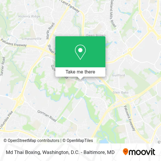Md Thai Boxing map