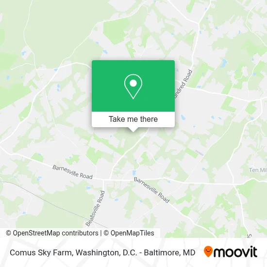 Comus Sky Farm map