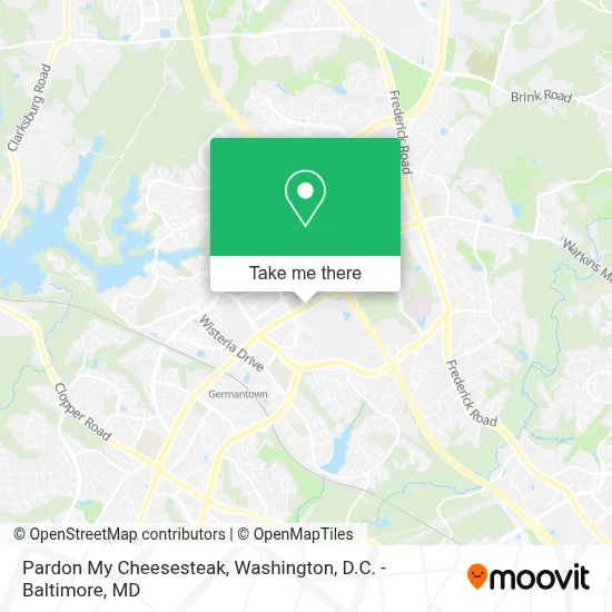 Pardon My Cheesesteak map