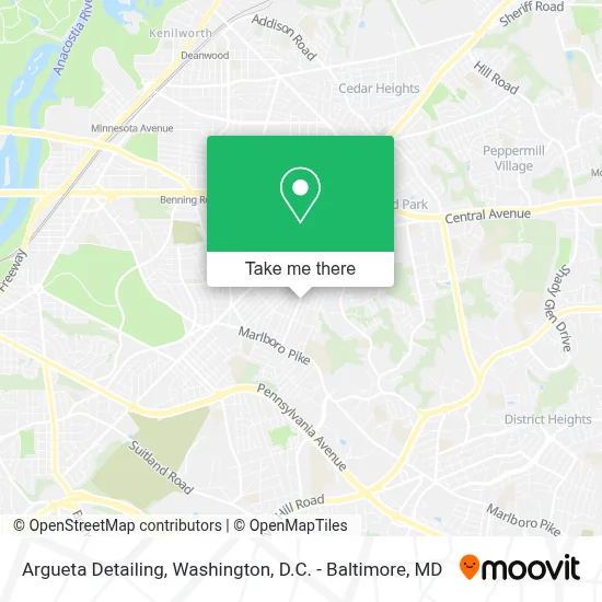 Argueta Detailing map