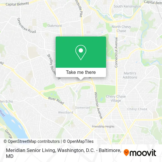 Meridian Senior Living map