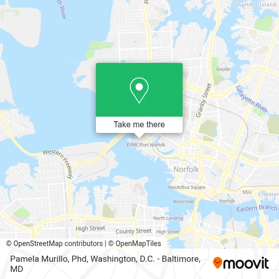 Pamela Murillo, Phd map