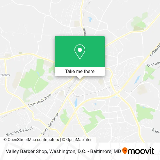 Valley Barber Shop map