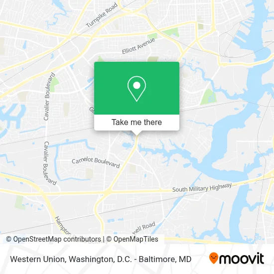 Western Union map