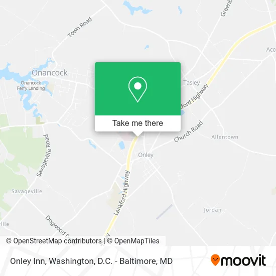 Onley Inn map