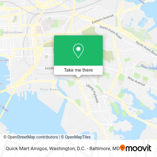 Quick Mart Amigos map