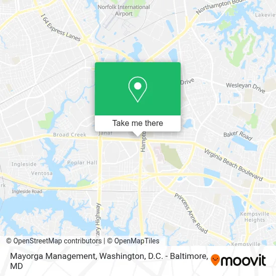 Mayorga Management map