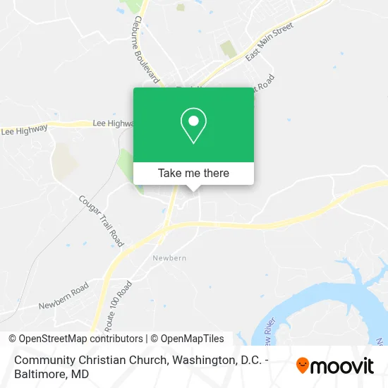 Community Christian Church map