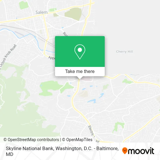 Skyline National Bank map