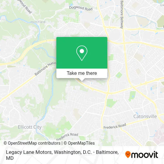 Legacy Lane Motors map