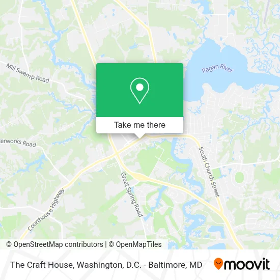 The Craft House map
