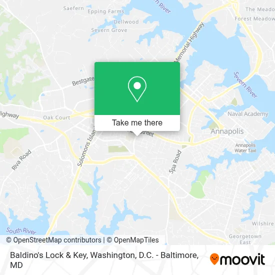 Baldino's Lock & Key map