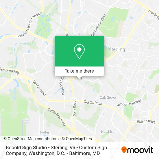 Bebold Sign Studio - Sterling, Va - Custom Sign Company map