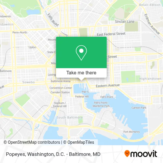Popeyes map