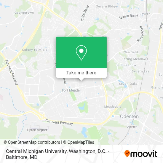 Central Michigan University map