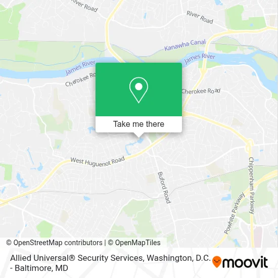 Allied Universal® Security Services map