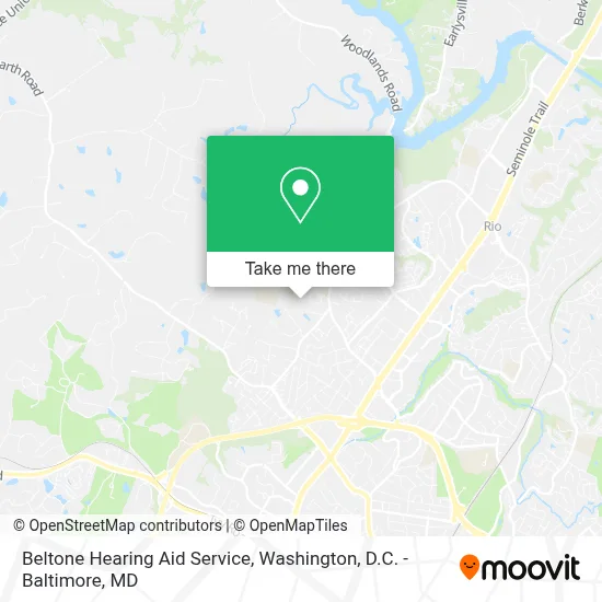 Beltone Hearing Aid Service map