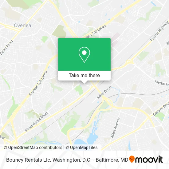 Bouncy Rentals Llc map