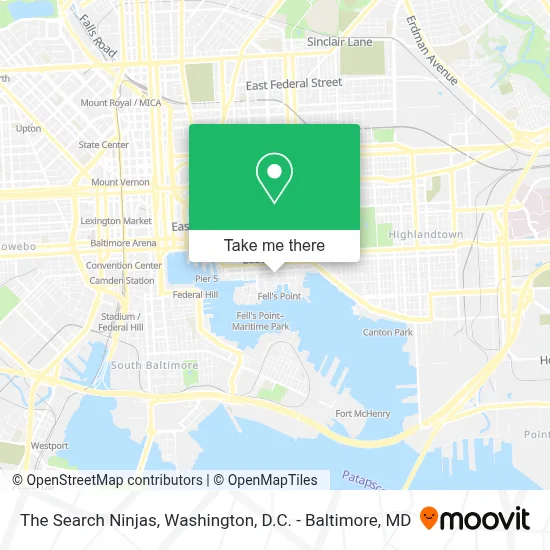 The Search Ninjas map