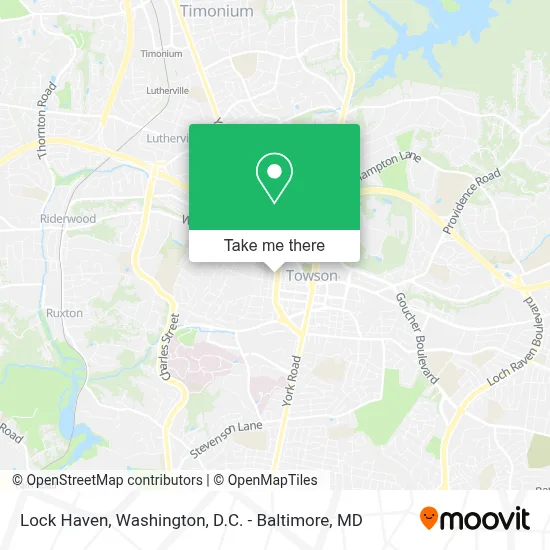 Lock Haven map