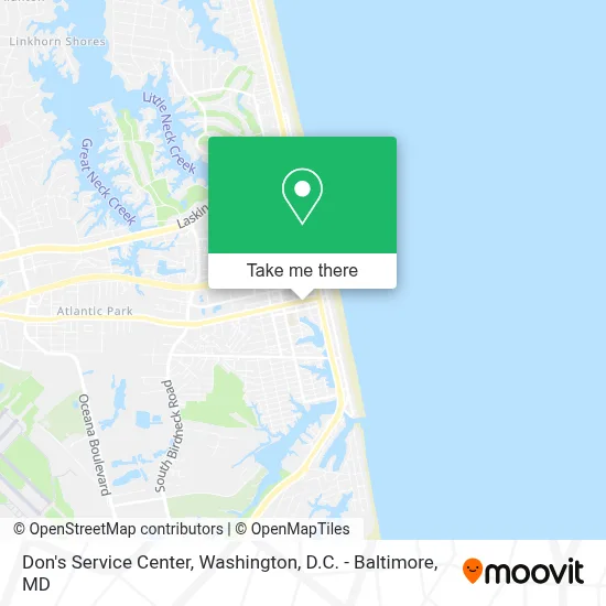 Don's Service Center map