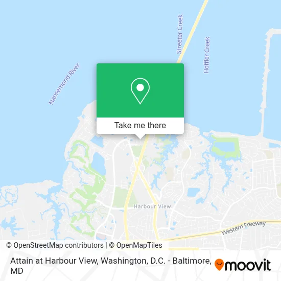 Attain at Harbour View map