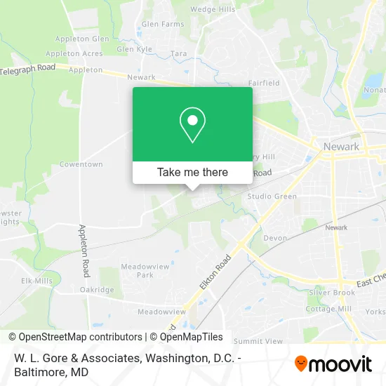 W. L. Gore & Associates map
