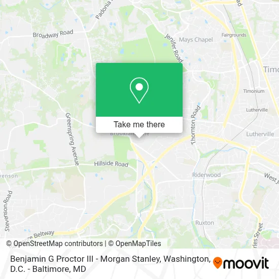 Benjamin G Proctor III - Morgan Stanley map
