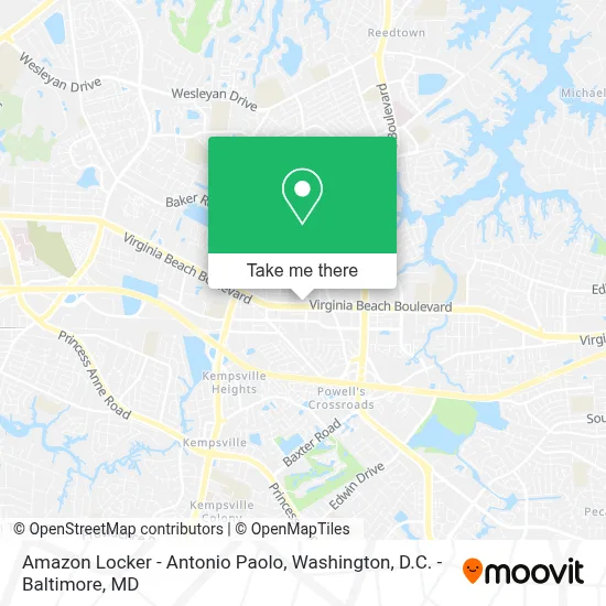 Amazon Locker - Antonio Paolo map