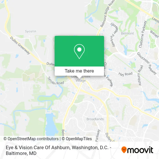 Eye & Vision Care Of Ashburn map