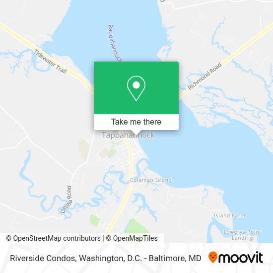 Riverside Condos map