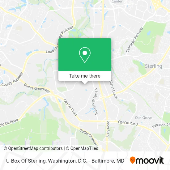 U-Box Of Sterling map