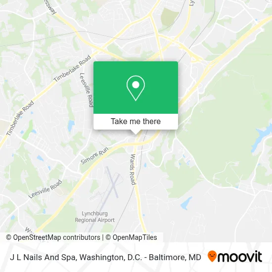 J L Nails And Spa map