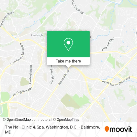 The Nail Clinic & Spa map