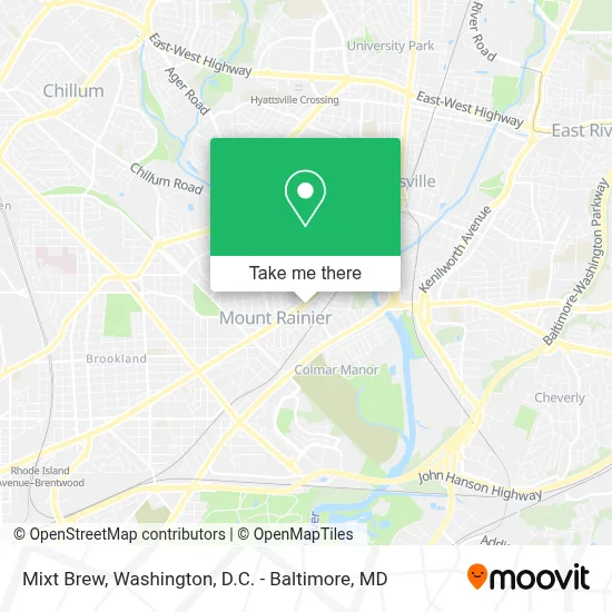 Mixt Brew map