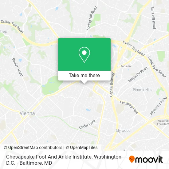 Chesapeake Foot And Ankle Institute map