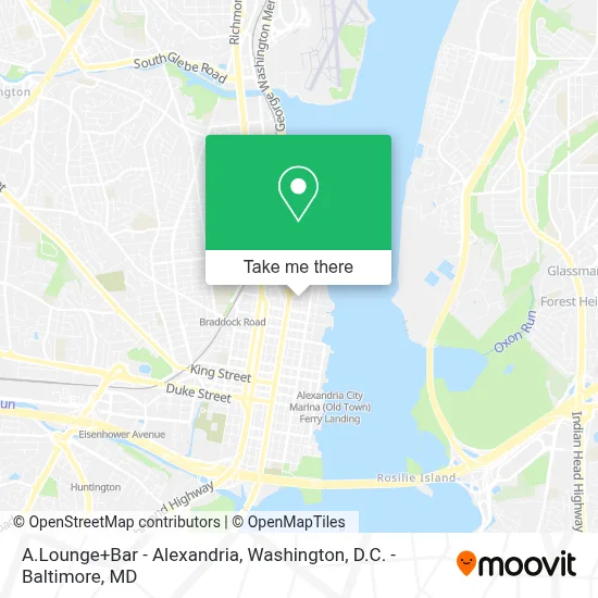 A.Lounge+Bar - Alexandria map